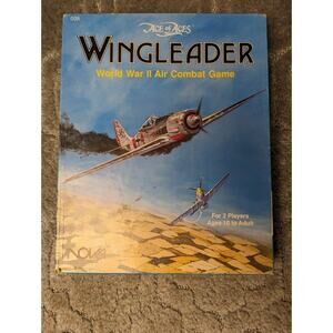 Ace Of Aces Wingleader World War II Air Combat RPG Game 1988 Nova vintage
